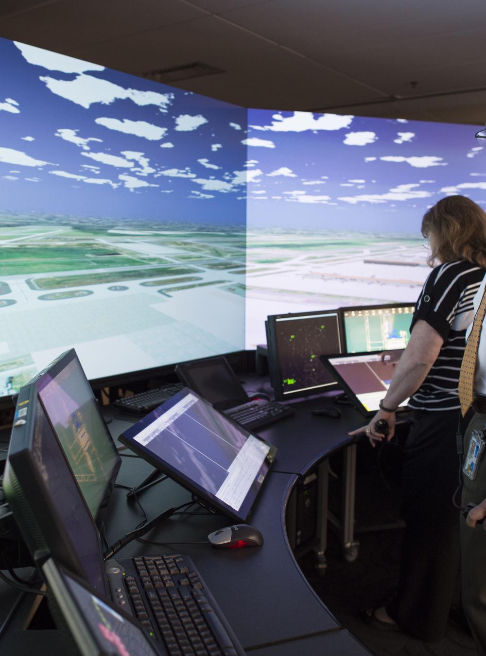 Aviation simulation in MITRE's IDEA Lab