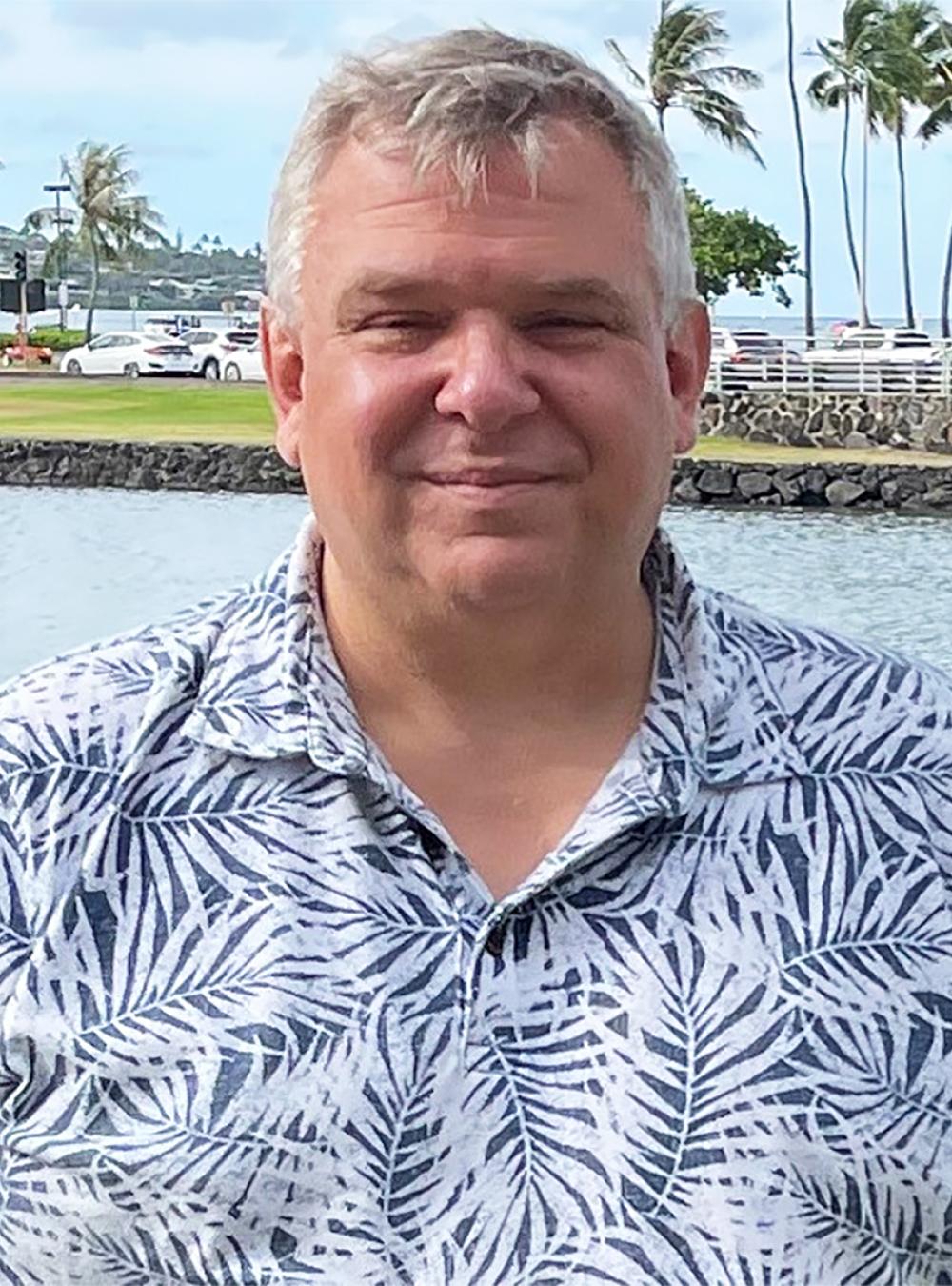 Jim Houchens in Hawaii
