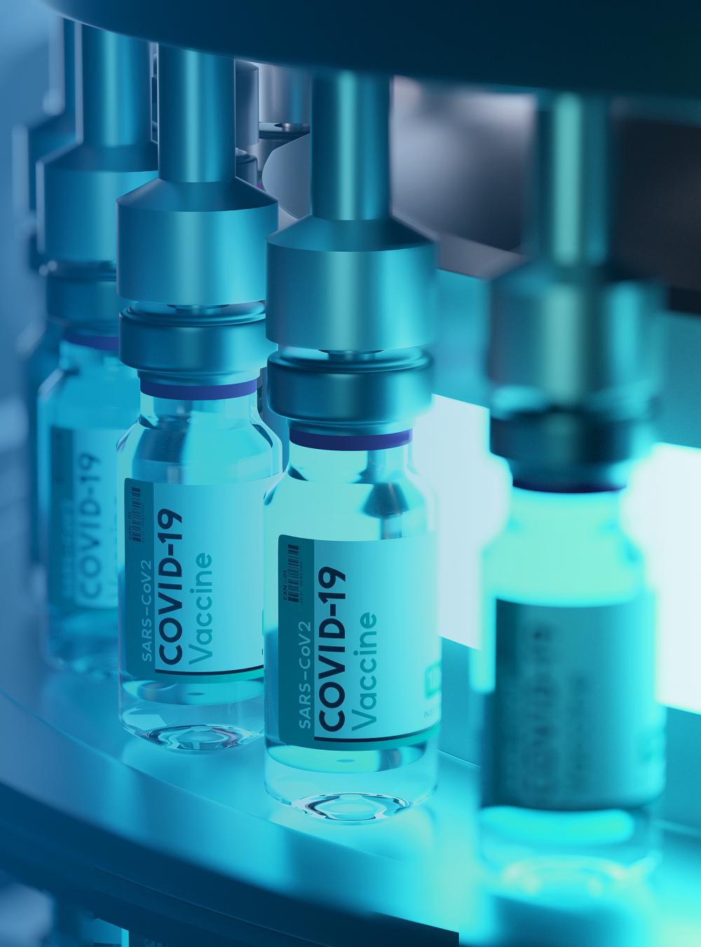 Covid vaccine vials