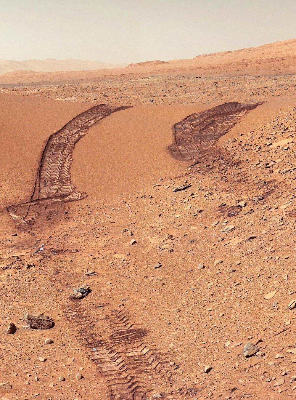 The surface of Mars