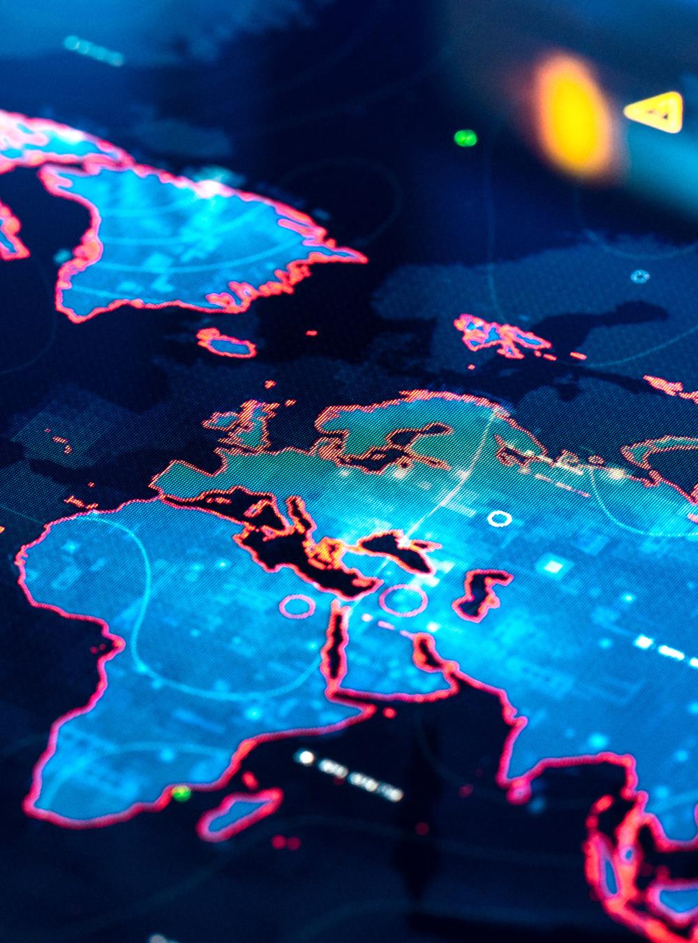 Digital global map