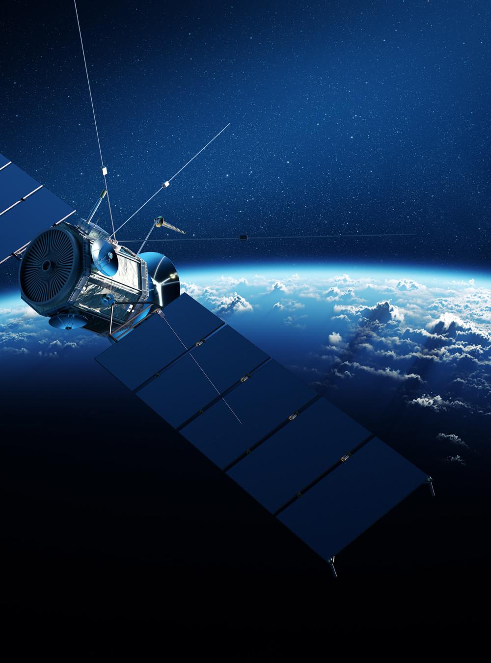 gps satellite in space