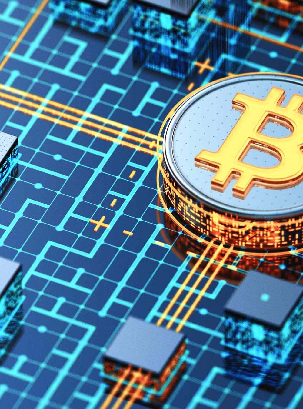 cryptocurrency circuit board