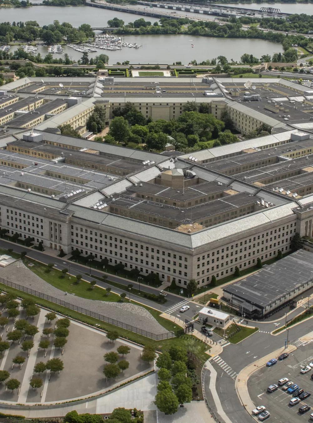 Aerial photo of the Pentagon