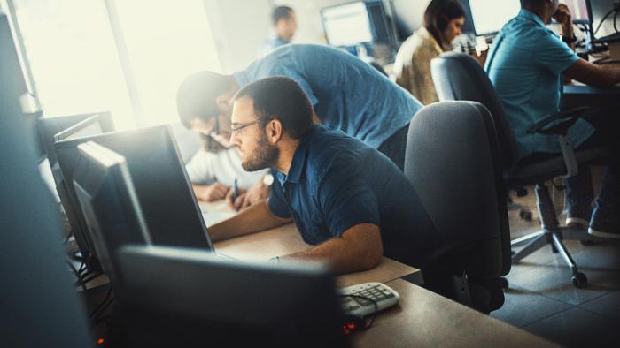Team working together to thwart cyber adversaries