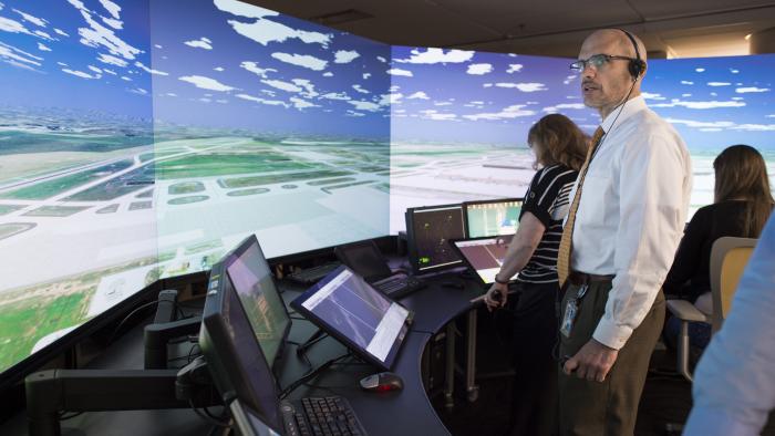 Aviation simulation in MITRE's IDEA Lab