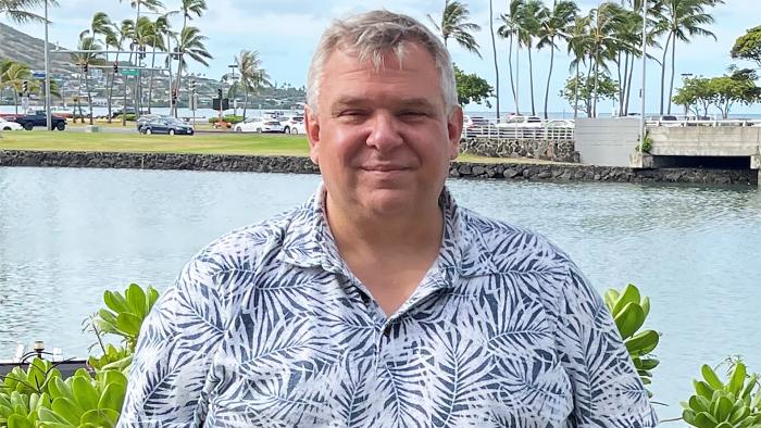 Jim Houchens in Hawaii