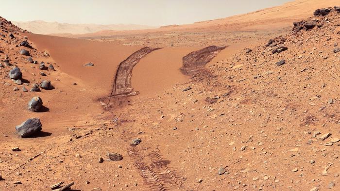 The surface of Mars