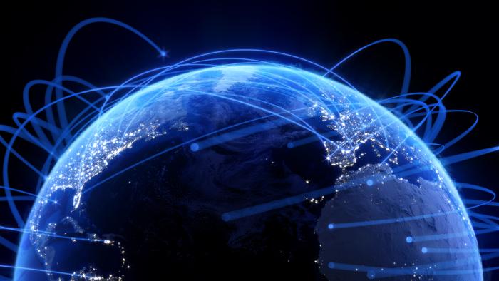 earth with data