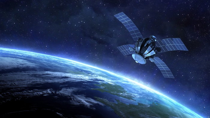 satellite over earth