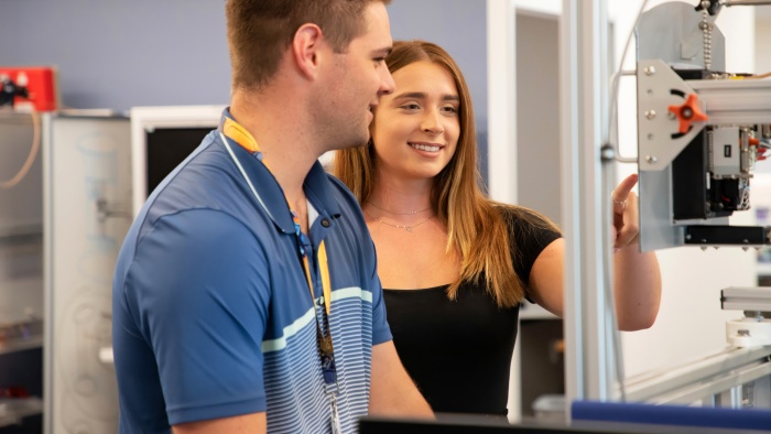 Two RCAT lab employees