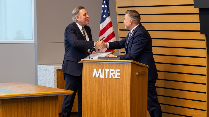 Mark Peters receives award