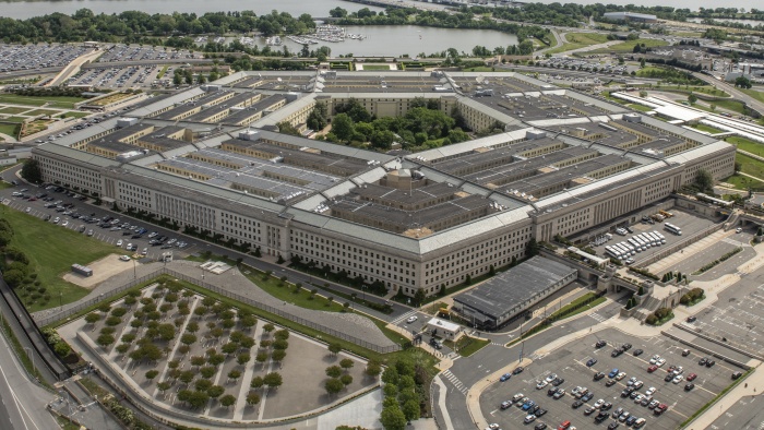 Aerial photo of the Pentagon