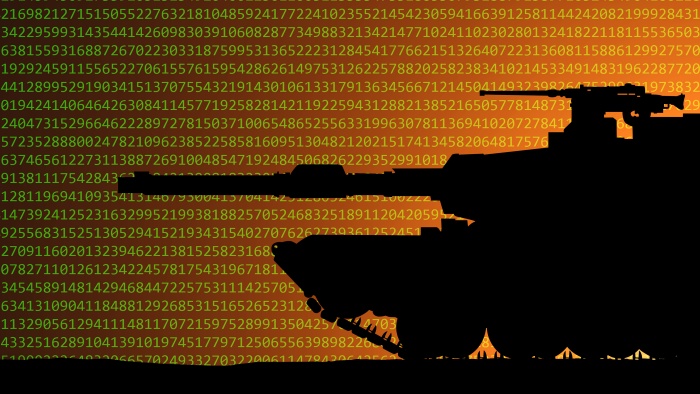 Digital code and armored tank