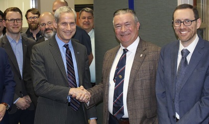 Rep. Don Bacon Tours Omaha Site